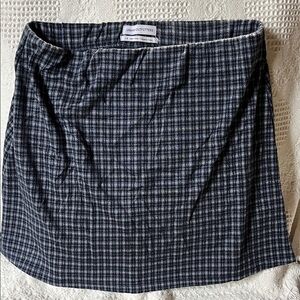 Urban Outfitters Monochrome Plaid Mini Skirt